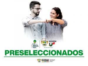 Segundo llamado Preseleccionados de Guarne para la U